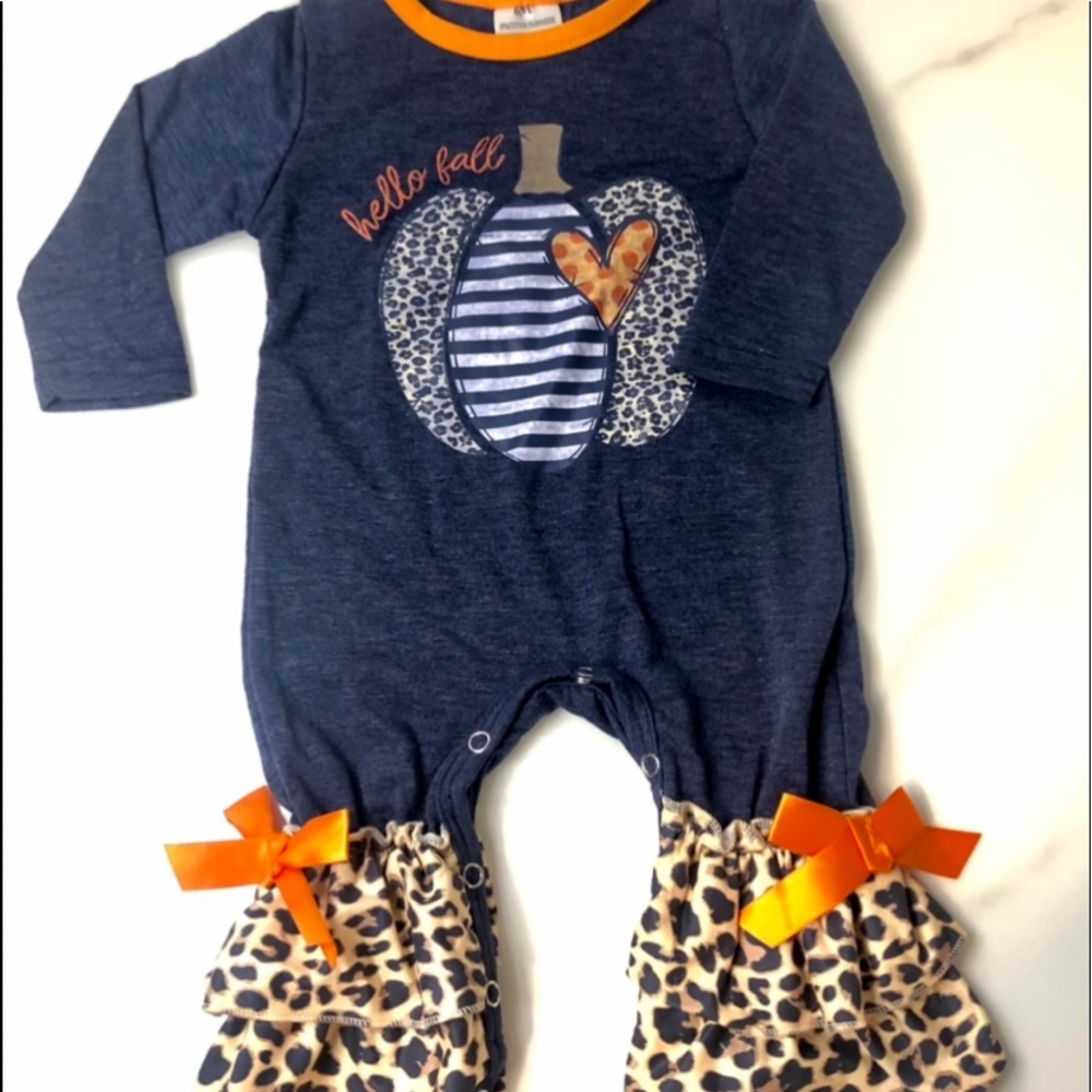 Hello Fall girls romper NEW IN BAG